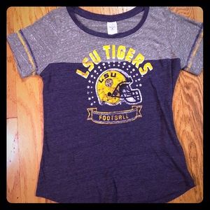 LSU Tigers jersey styled T-shirt